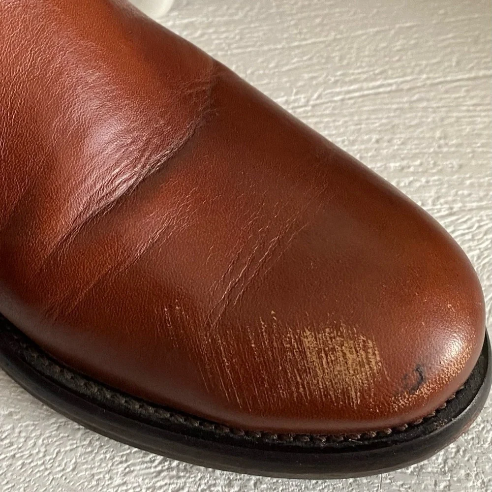 Tory Burch Derby Riding Boot in Almond 8.5. Worn once!!!